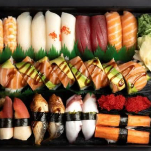 Sashimi & Roll (60 pcs) Party Tray