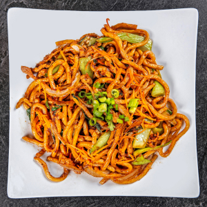 Shanghai Fried Noodles / 上海粗炒面