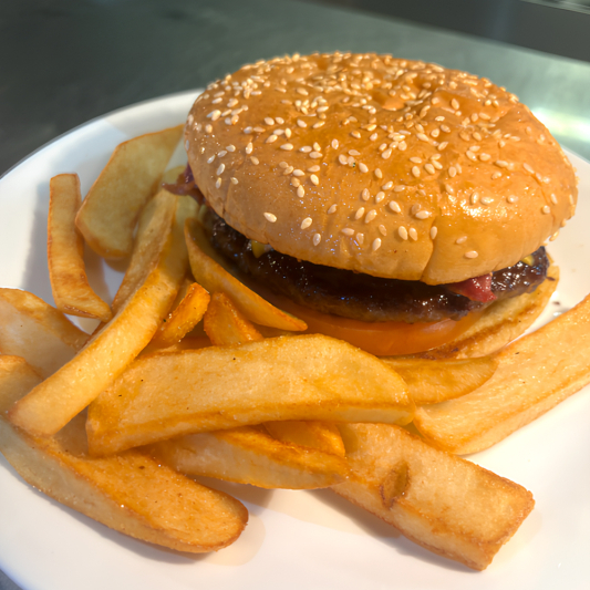161. Bacon Cheeseburger & Fries