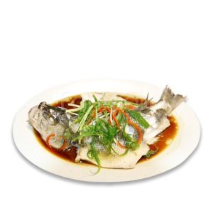 Steamed Fish 清蒸鱼(青斑鱼)