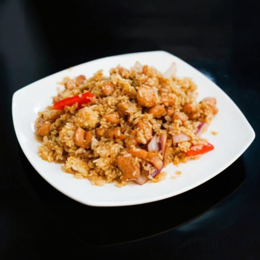 Beef Skewer Fried Rice 烤牛肉串炒饭