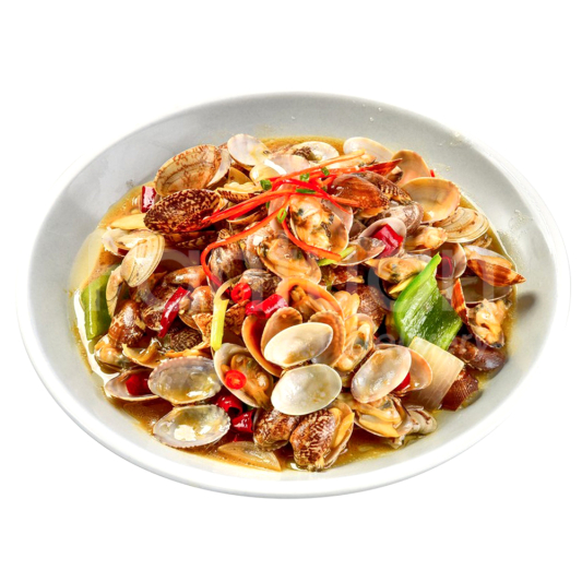 Stir-Fried Clams 爆炒花甲