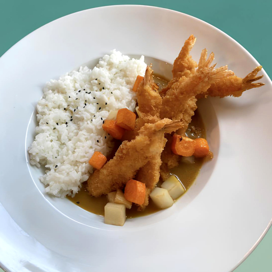 Shrimp Katsu Curry Rice Bowl