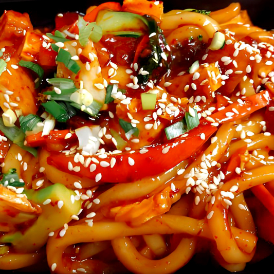 Spicy Udon Veggie Tofu
