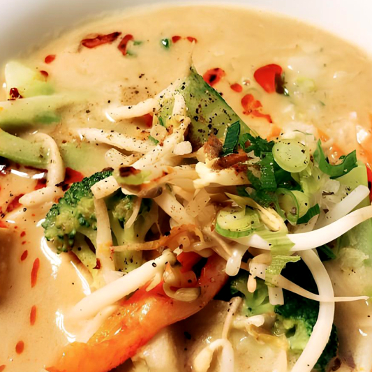 Sate Peanut Tofu Soup