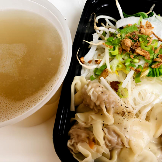 Pork Wontons Noodle Soup