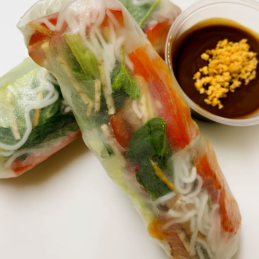 Fresh Salad Rice Paper Wrapped (2 pcs) 