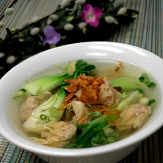 Shrimp Wontons Noodle Soup