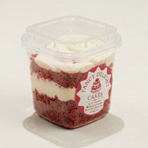 Red Velvet Cake Jar