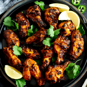 Tandoori Wings with Pop