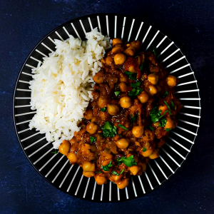 Channa Masala with Rice