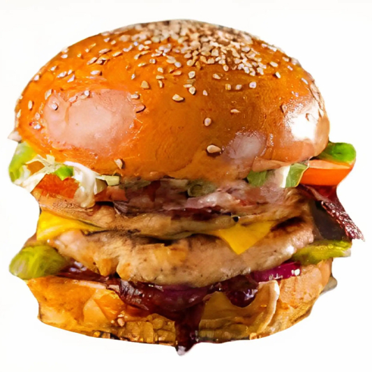Double Chicken Burger