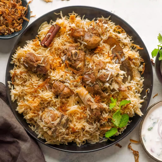 Goat Fry Pulav