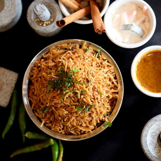 Thambi Vilas Lamb Biriyani