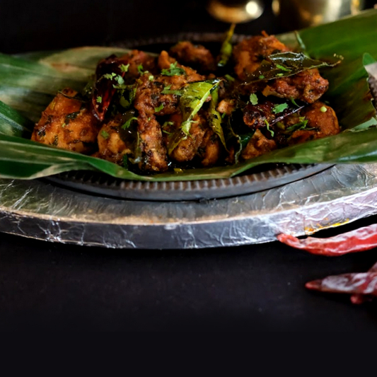 Kozhi Varutha Curry (Chukka Style)