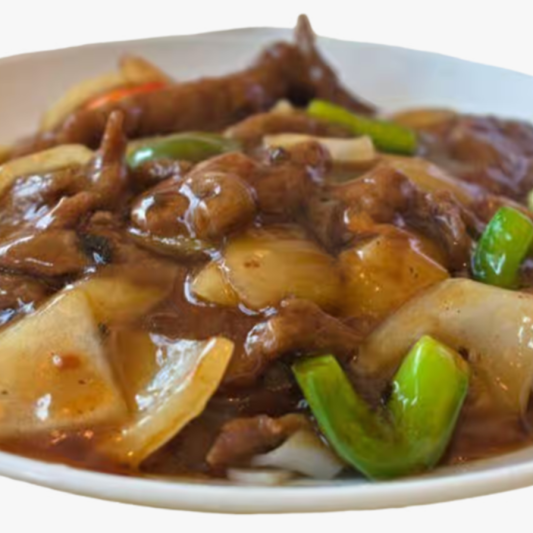 Pan-Fried Beef Short Ribs with Onion & Garlic Sauce 洋葱煎牛仔骨