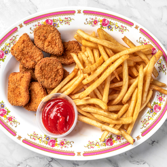 A2. Chicken Nuggets (10 pcs) with Fries & Kool Aid