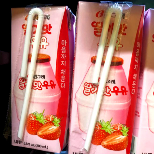 Strawberry Milk 빙그레 딸기 우유