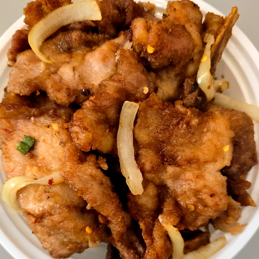 Salt and Spicy Pork Chop 椒鹽豬扒