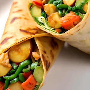 Vegetable Potato Petise Wrap