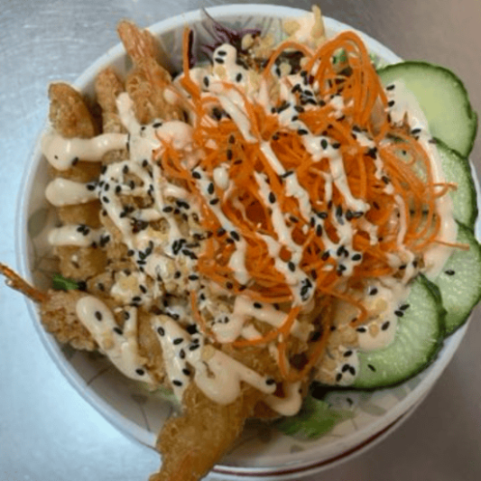 Poke aux crevettes tempura / Tempura Shrimp Poke
