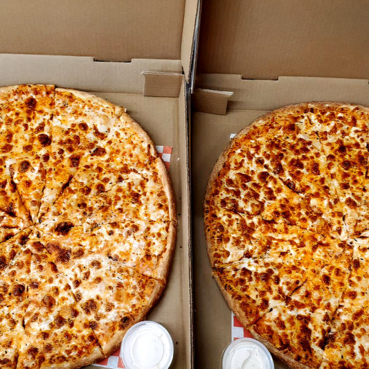 2 Large Cheese Pizzas Combo