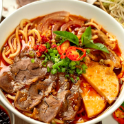 Bún Bò Huế - Spicy Beef & Pork Noodle Soup