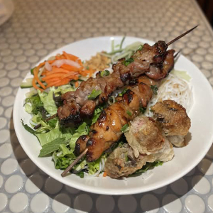 Grilled Pork on Vermicelli Noodles