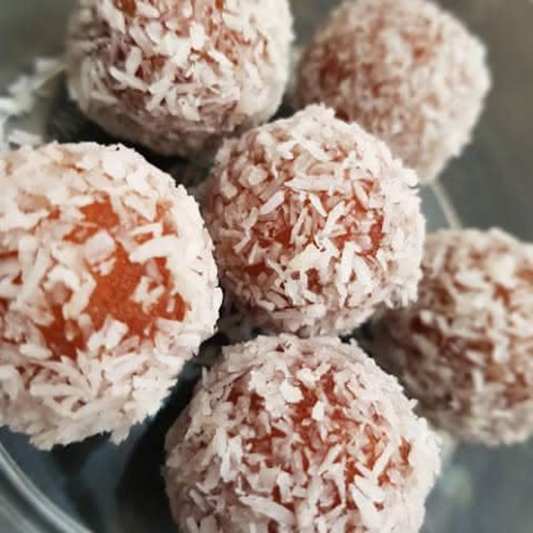 Coconut Gulab Jamun