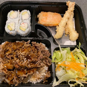 Kiku Bento Box C (Beef Teriyaki)