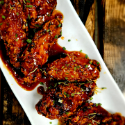 Sweet Spicy Fried Chicken Wings