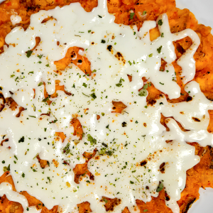 Cheese Kimchi Pancake