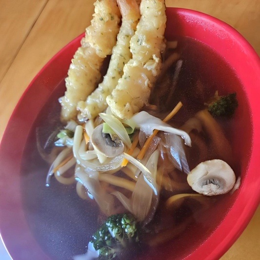 W-3. Shrimp Udon Soup