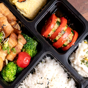 Crispy & Juicy Pork Belly Bento Box