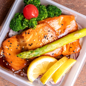 Salmon Teriyaki Bite Bento Box