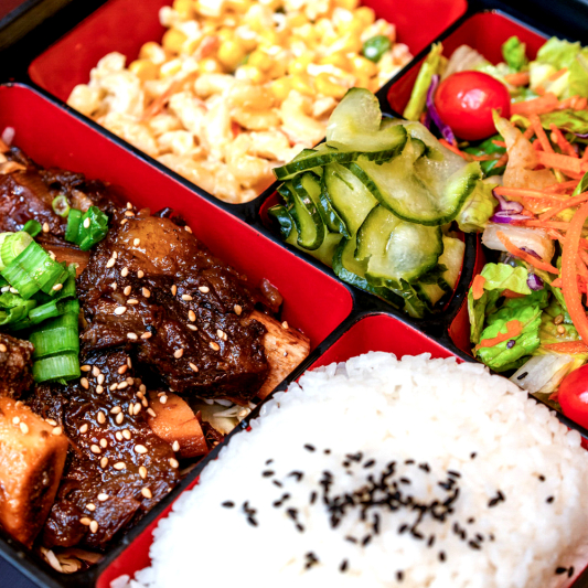 VIP Braised Beef Ribs Bento Box