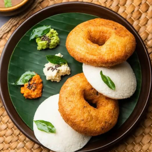 Idly Vada (2 pcs + 2 pcs)