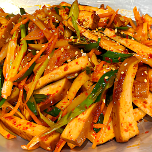 Dried Tofu Bokkeum 건두부볶음