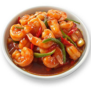 Crevettes style sichuanaise / Szechuan-Style Shrimp
