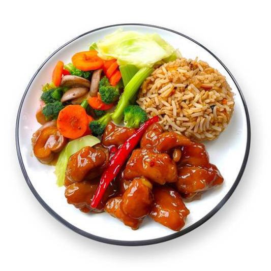 Combo poulet G&eacute;n&eacute;rale Tao / General Tao Chicken Combo