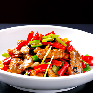 Stir-Fried Yellow Beef