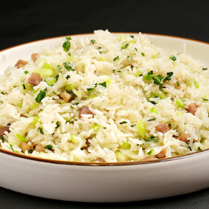 Fried Rice with Diced Beef and Coriander