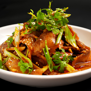 Sliced Beef and OX Tougue in Chili Sauce