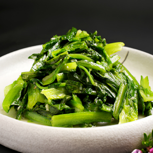 Stir-Fried Romaine Lettuce