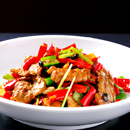 Stir-Fried Yellow Beef