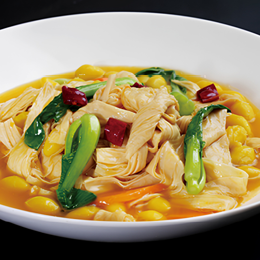 Braised Fresh Yuba with Ginkgo