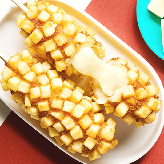 Potato & Mozzarella Corn Dog