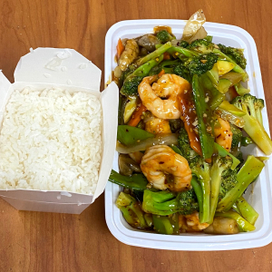 S6. Shrimp with Garlic Sauce