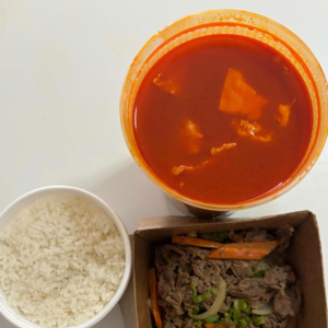 18. Soft Tofu and BBQ Combo