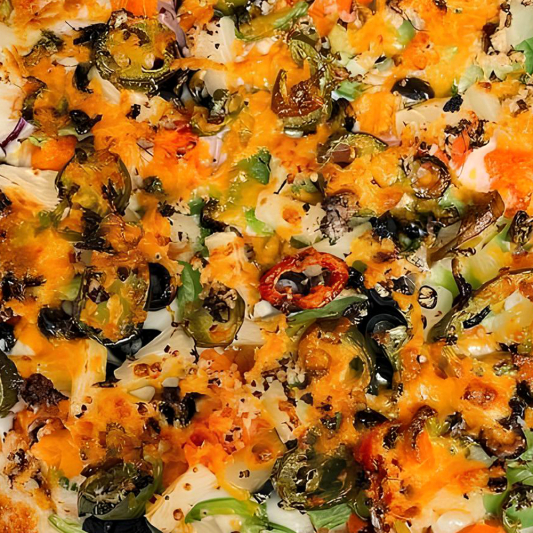 Indian Style Veggie Pizza